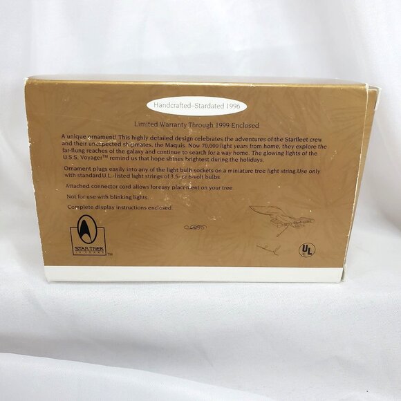 Hallmark Ornaments Star Trek Collection 1990s Magic Lighted Ships Lot of 7 - Picture 6 of 12